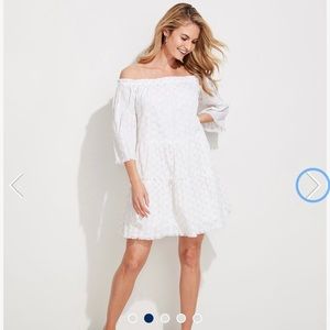 Vineyard Vines Off Shoulder White Dress - NWT